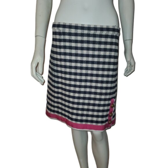 J.Crew Checkered Plaid Skirt || sz 8 || Like New!!! - Picture 1 of 11